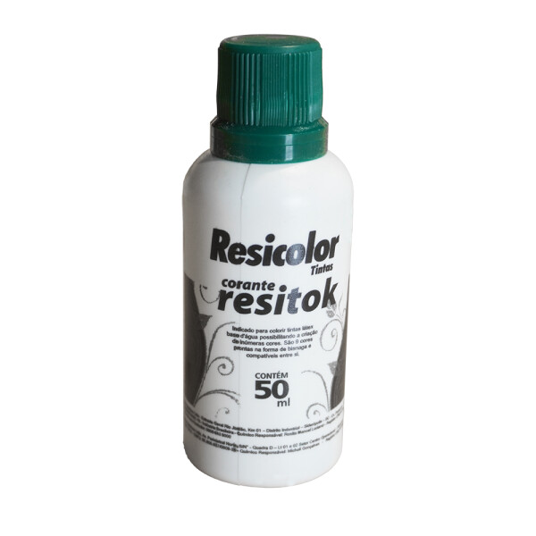 COLORANTE RESITOK VERDE 50 ML Colorante Resitok Verde 50 Ml