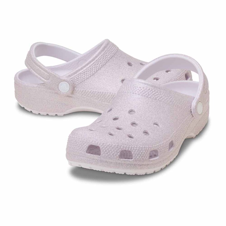 Crocs Classic Glitter Clog Unisex Grape Ice