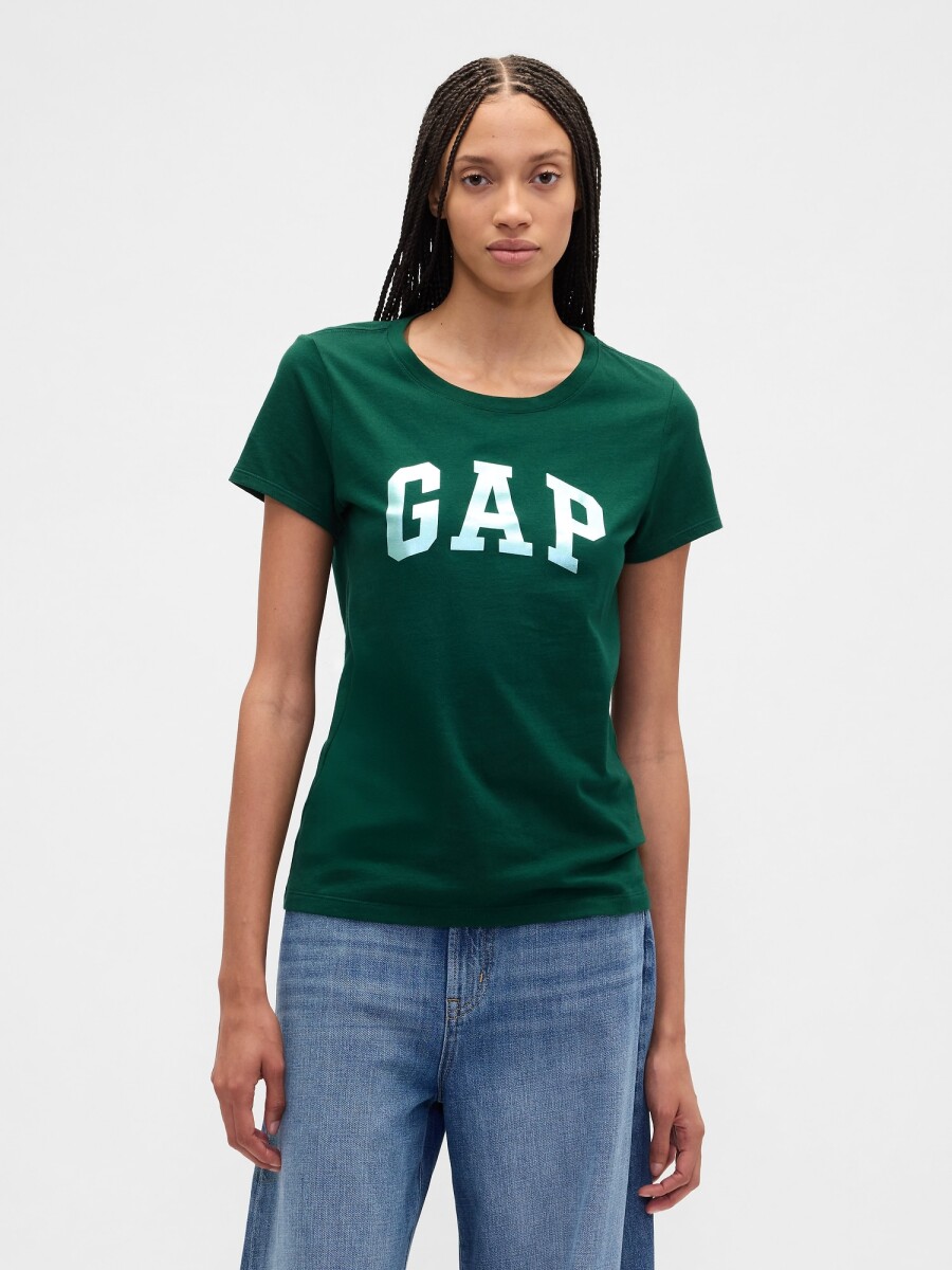 V-SS LOGO CLASSIC TEE - EVERGREEN GLAMOUR 