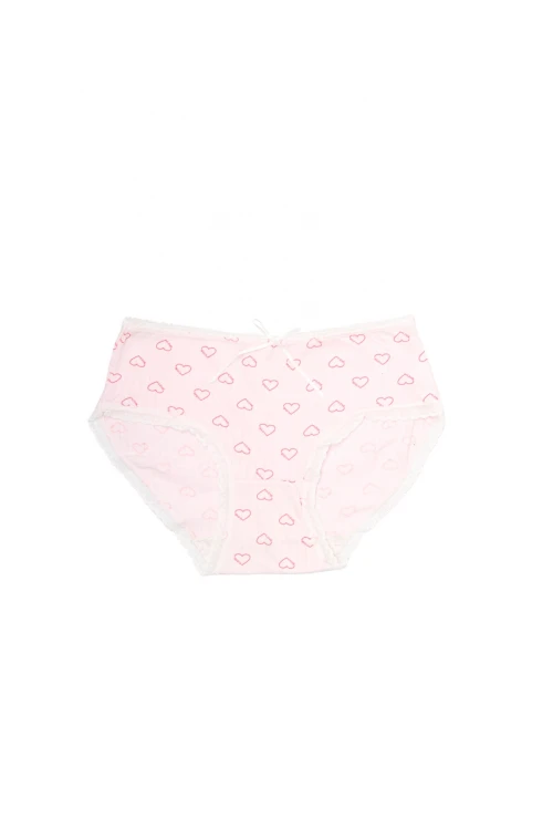 Bombacha Corazones Rosado