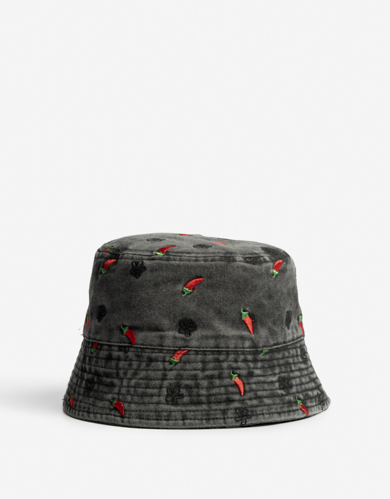 Sombreros verano Sombrero Piluso Bordado - Combinacion Multicolor