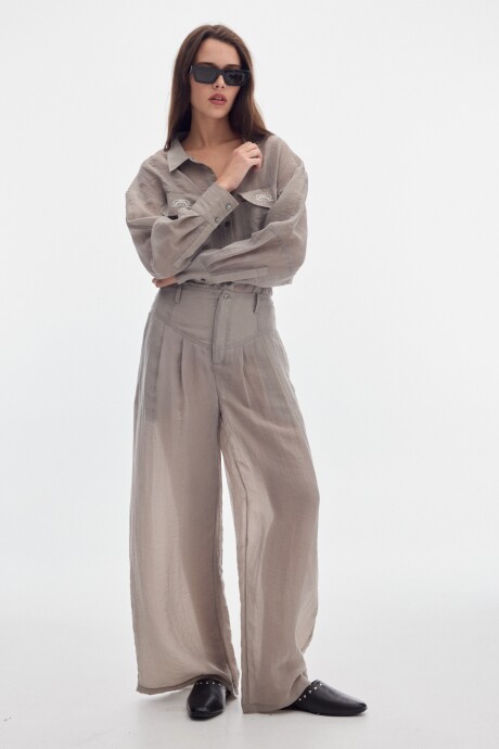 Pantalón Donna Silky Grey