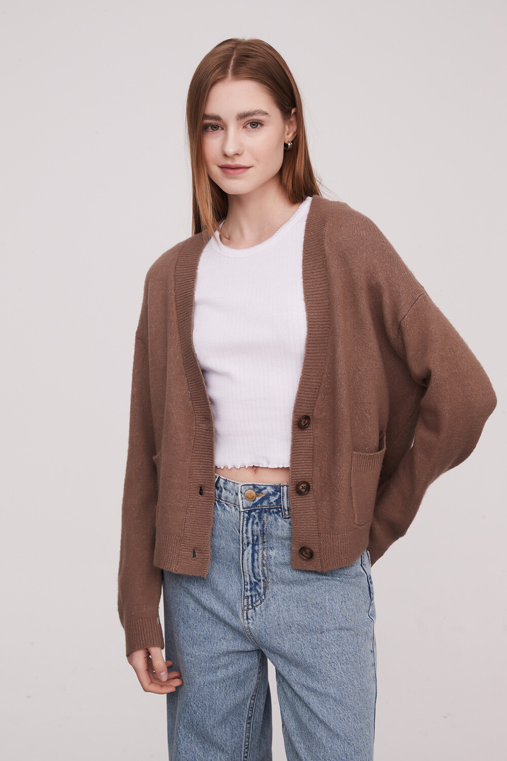 Cardigan Spatz Taupe / Mink / Vison