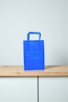 Bolsa lisa acuario 14x08x20 cm AZUL
