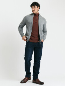 470751 CARDIGANS HARRY Gris Oscuro