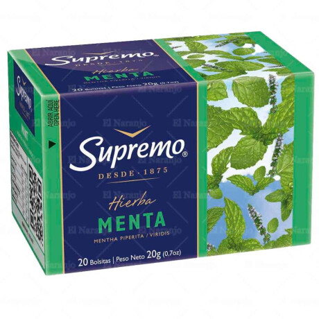 Té Supremo 20 sobres Menta