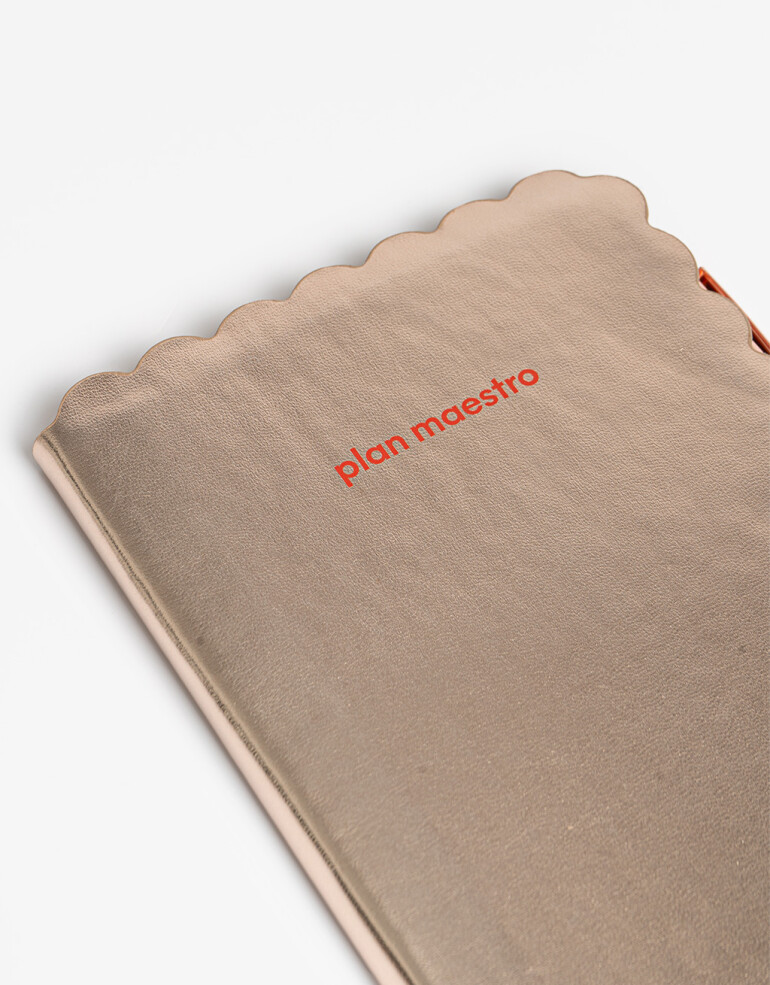 Anotadores Cuadernos y Memos Cuaderno Set De Cuaderno Con Lapicera - Rosa Metalizado