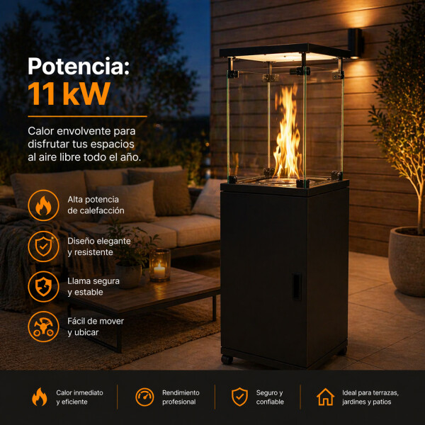 Estufa Cuadrada A Gas Kassel Ks-epc41 ESTUFA CUADRADA A GAS KASSEL KS-EPC41