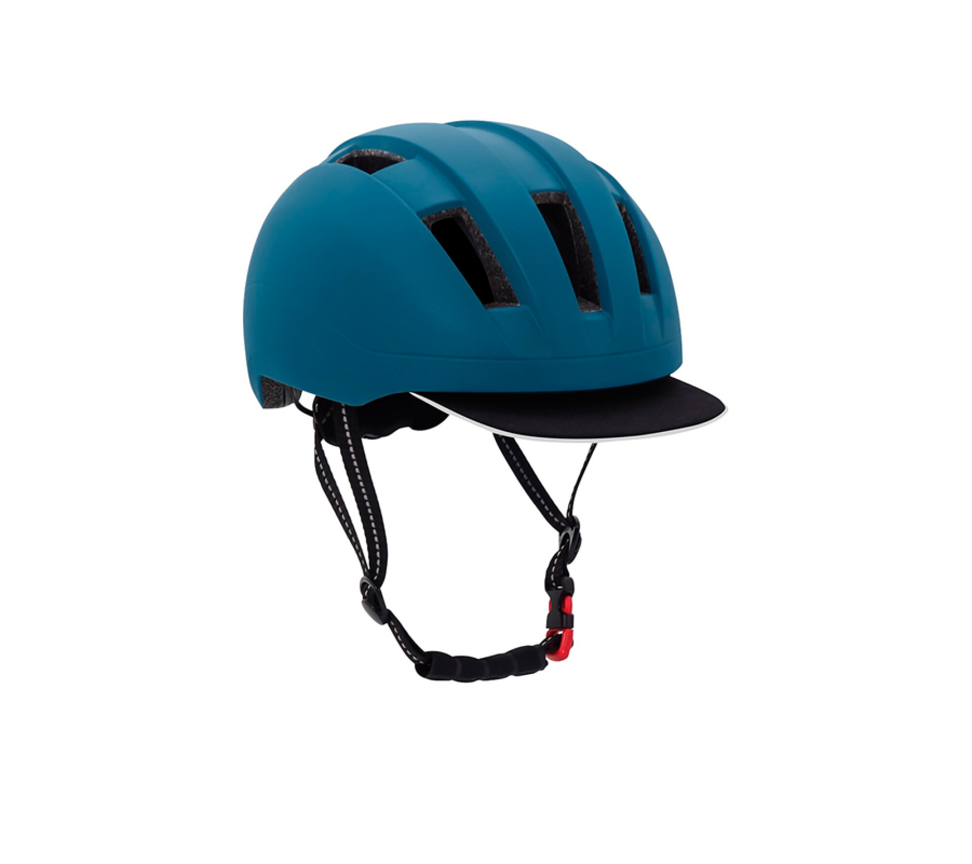 Casco Deportivo HT39TI Reflectante Ajustable Azul ZonaTecno