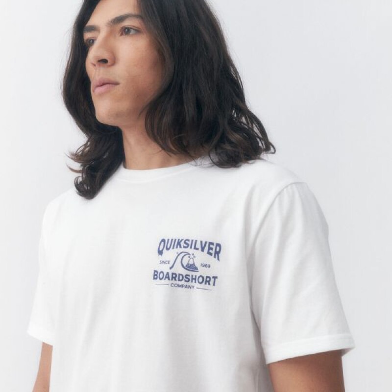 Remera Quiksilver Tested Blanco