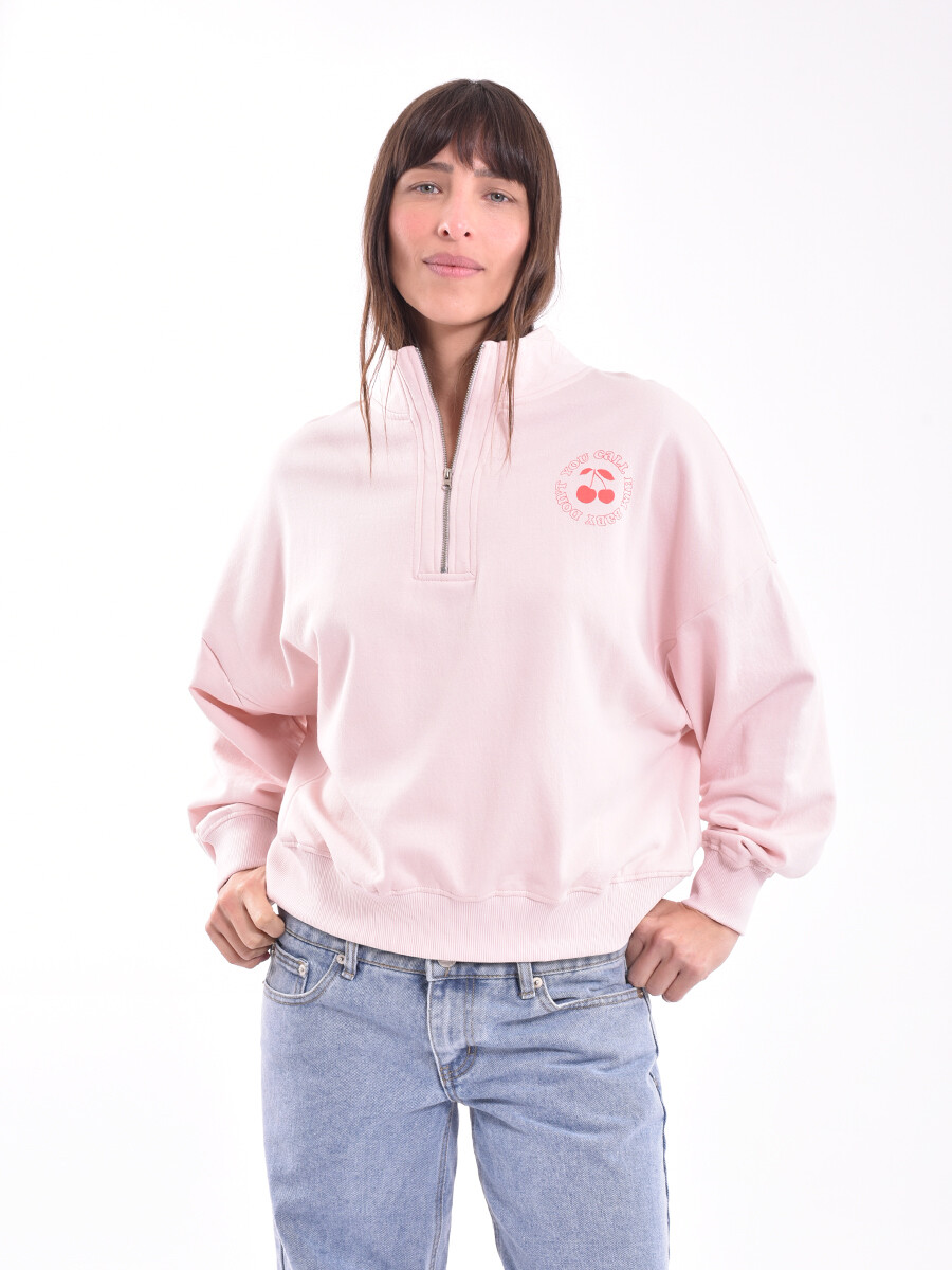 BUZO CON CUELLO YESENIA - ROSA VIEJO 