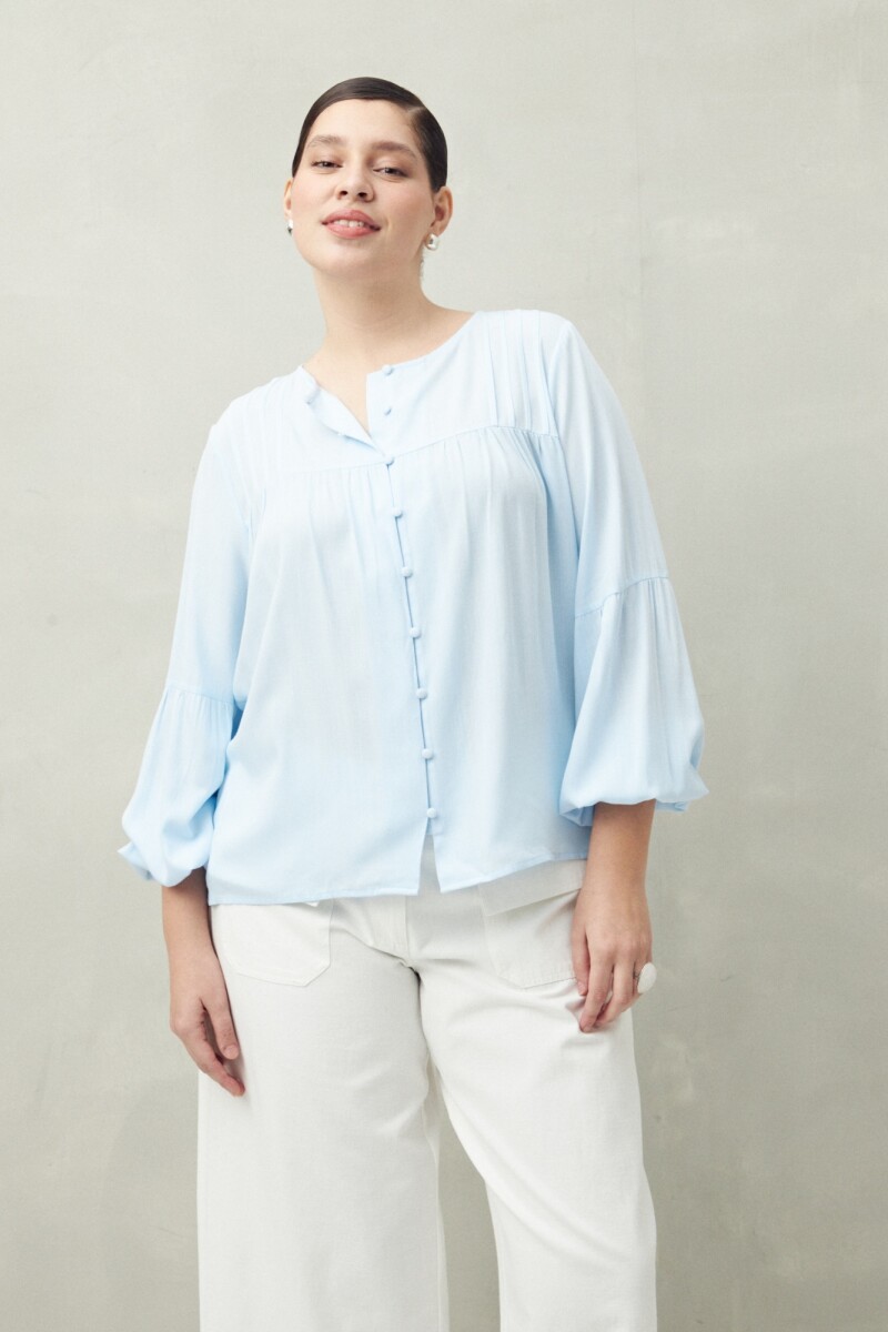 CAMISA REBELLE Celeste