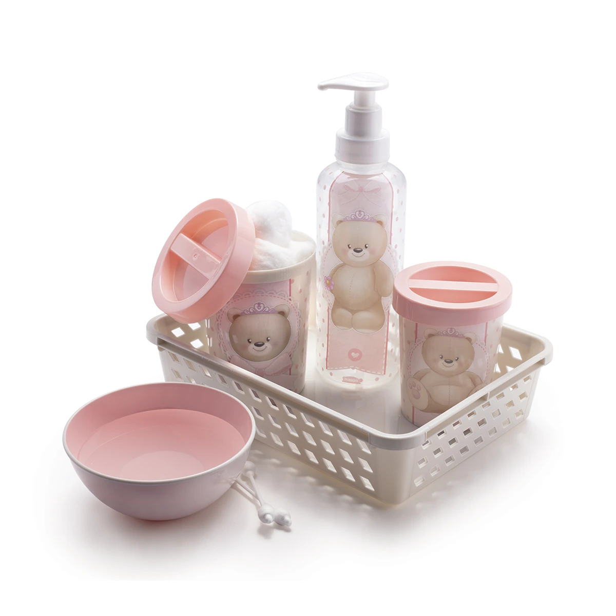 Set x5 para Baño Infantil Varios Personajes - Osos 