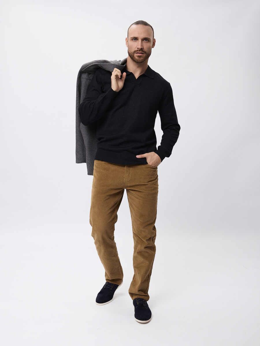 Pantalon pana Fields - tostado 