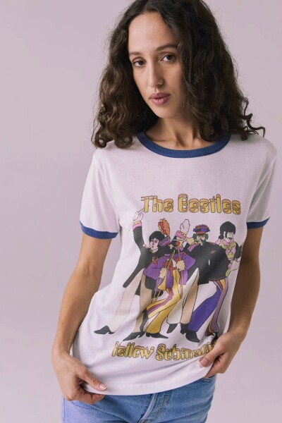 CAMISETA BEATLES Blanco