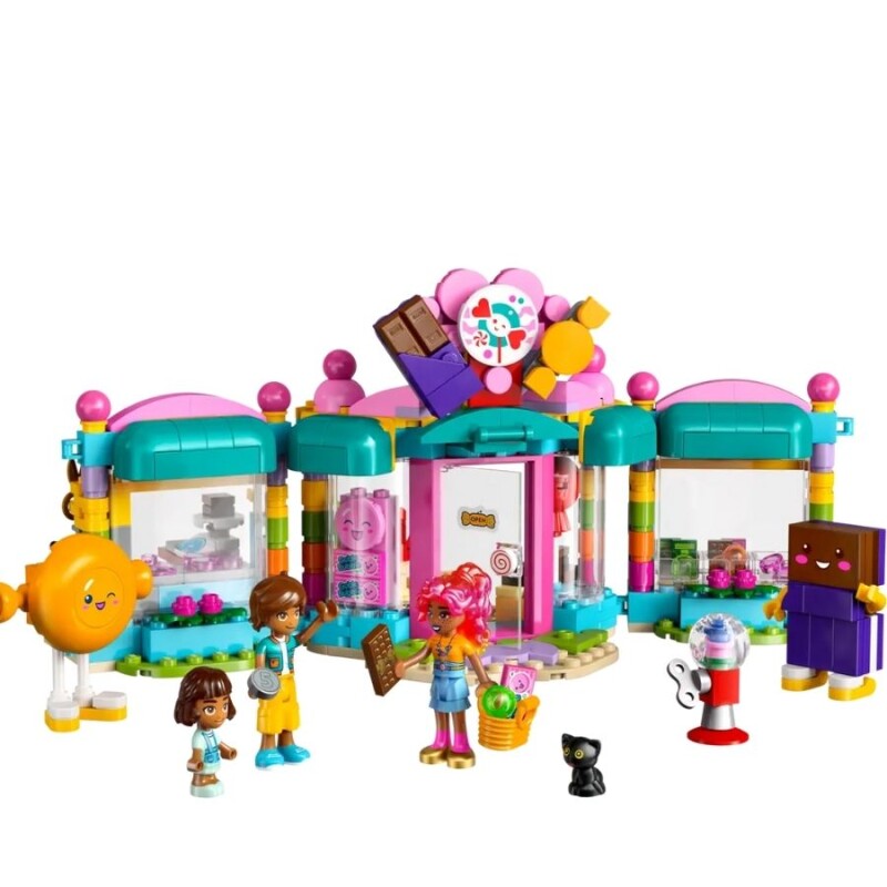 Lego Friends Tienda De Golosinas Heartlake City 42649 + Mini Figuras Lego Friends Tienda De Golosinas Heartlake City 42649 + Mini Figuras