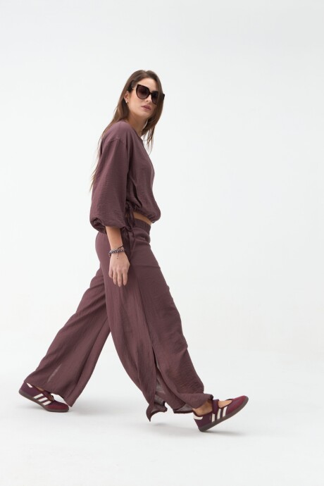 PANTALÓN MIREIA Bordó