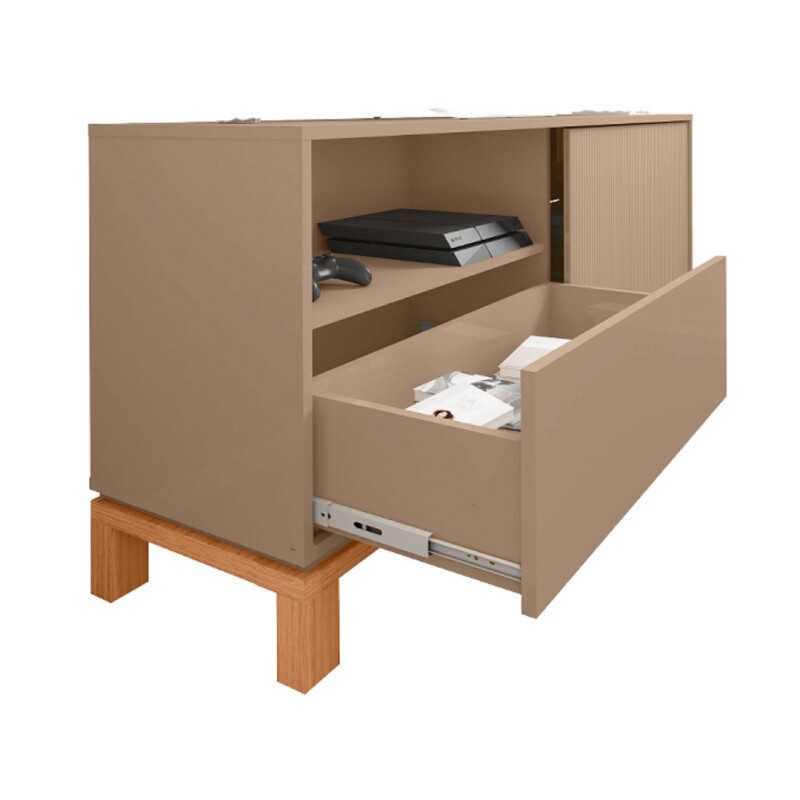 Rack Mondrian 1.5 Suede/Freijo Rack Mondrian 1.5 Suede/Freijo