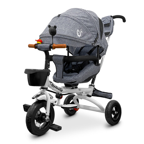 Coche Triciclo Bebé Con Capota Anti UV Giratoria 360 Rod006004
