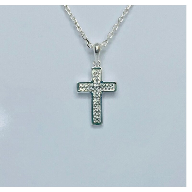 CRUZ PLATA CON PIEDRAS L1kc1515