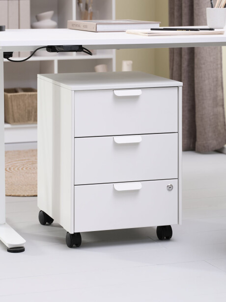 Cajonera KLINTHOLM 3 cajones blanco Cajonera KLINTHOLM 3 cajones blanco