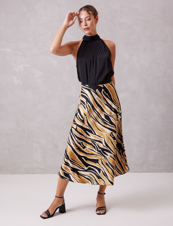 Falda Tribal MULTI/NEGRO