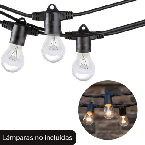 OUTLET Guirnalda Guia Colgante 8m 24 Luces Exterior-Interior Outlet Guirnalda Guia Colgante 8m 24 Luces Exterior-interior