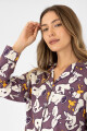 Pijama purple sn americano Lila