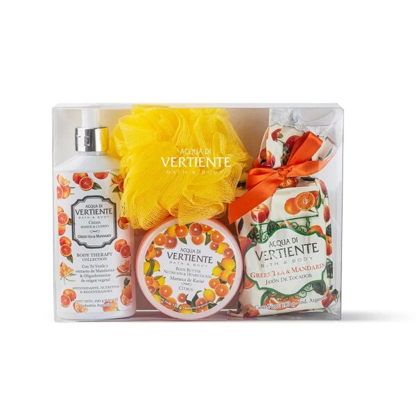 Set de Regalo Bath & Body Green Tea & Mandarin - Acqua Di Vertiente Set de Regalo Bath & Body Green Tea & Mandarin - Acqua Di Vertiente
