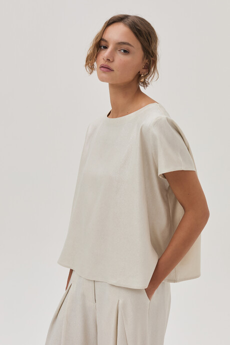 Blusa Alicante Champagne