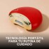 Corta Uñas Eléctrico Portátil USB C/ Función Lima Recargable Color Rojo
