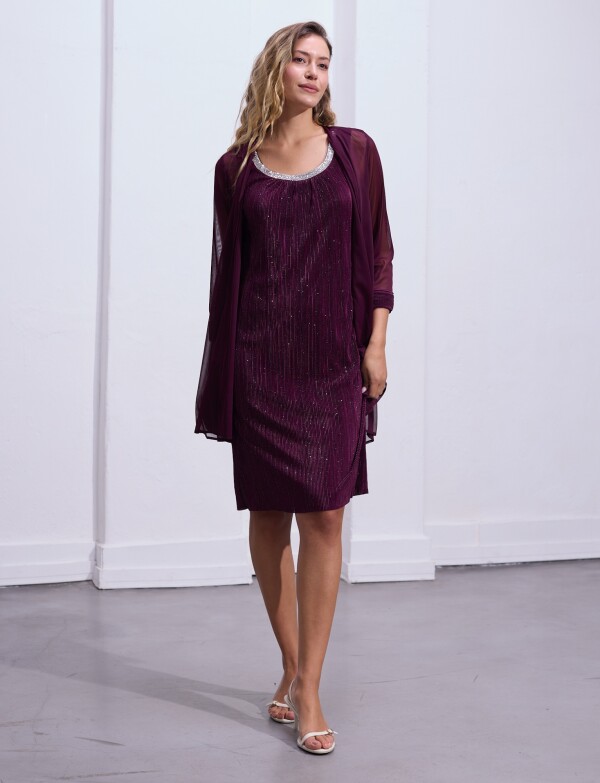 Set Noche 2 Pcs Vest VIOLETA