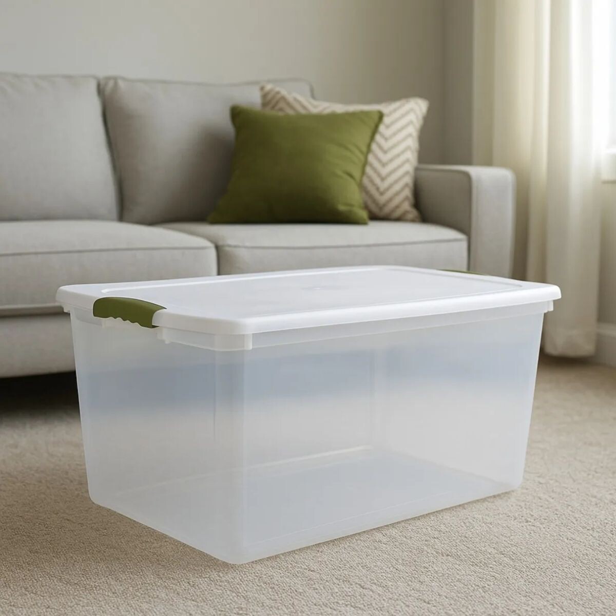Caja organizadora 61 lts Wenbox - TRANSPARENTE 