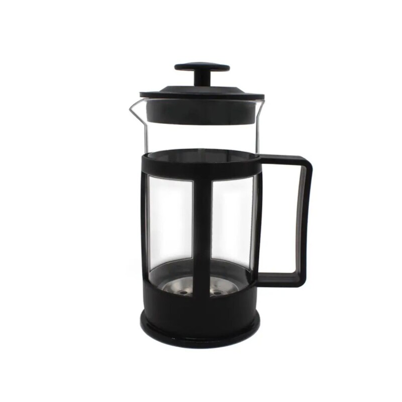 Cafetera francesa de vidrio y plástico 350 ml NEGRO