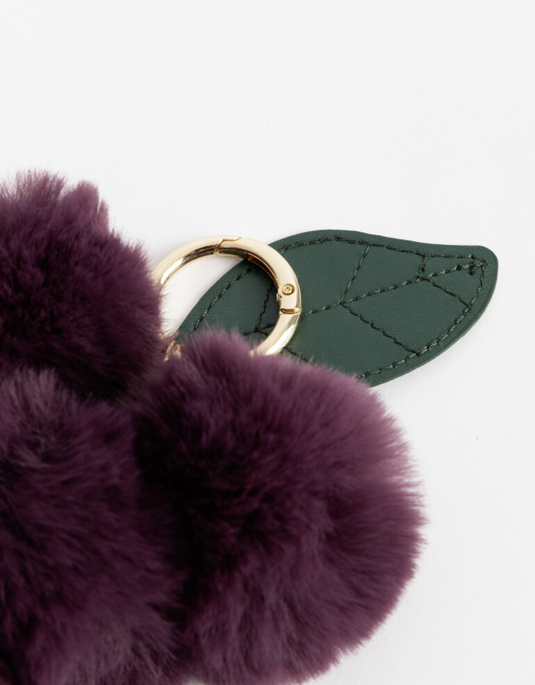 Llavero Cozy Llavero Y Bag Charm De Uva Cozy - Violeta Lila