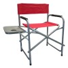Silla plegable director con mesa Rojo