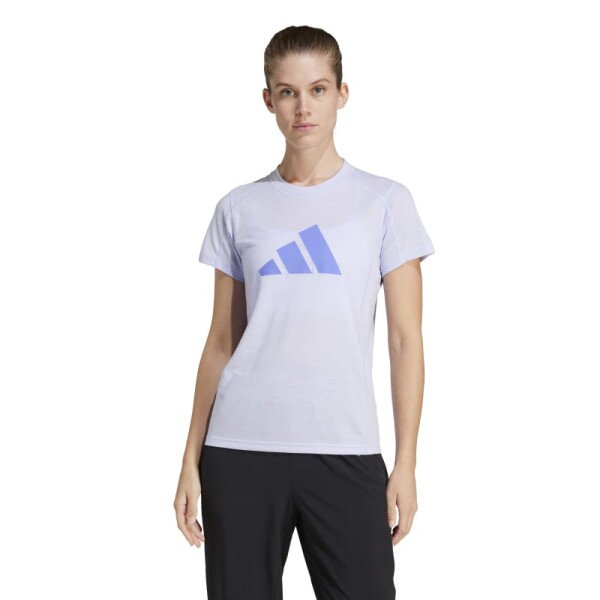 Remera Adidas Train Essentials Big Performance Logo Violeta