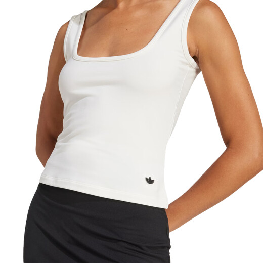 Musculosa Adidas Ess Tank Top - Blanco Musculosa Adidas Ess Tank Top - Blanco