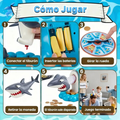 Tiburón Ruleta Roba las Monedas De Oro U