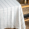 Mantel rectangular 2.60, rayas gris Mantel rectangular 2.60, rayas gris