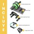 Kit Verde Ejercicio Rueda Abdominal + Banda de Resistencia + Soga para Saltar + Barras de Push up + Hand Grip de Regalo FIT001 Kit Verde Ejercicio Rueda Abdominal + Banda de Resistencia + Soga para Saltar + Barras de Push up + Hand Grip de Regalo FIT001