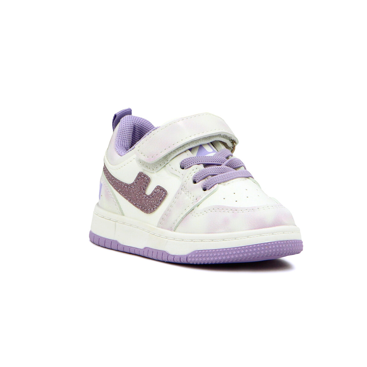 Champion de Niño/a Austral Galactic B Acordonado con Velcro - Blanco-Purpura 