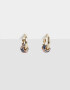 Aros Argollas Esmaltado Aros Argolla Esmaltado - Dorado