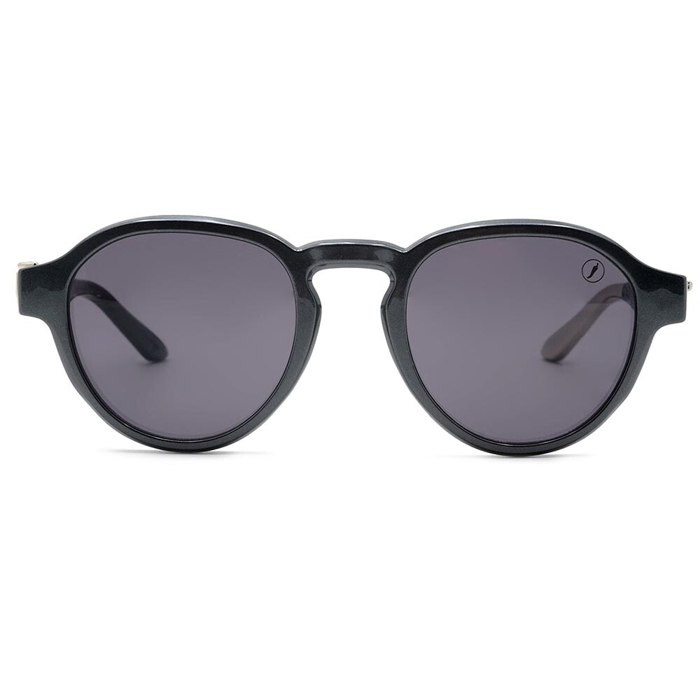 Lentes De Sol Alok Space Rave Redondo Polarizada Negro/Perla