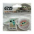 Pack x 2 Goma de Borrar Baby Yoda 4 cm GRIS