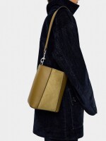 Bolso Bombonera Contraste De Texturas lima