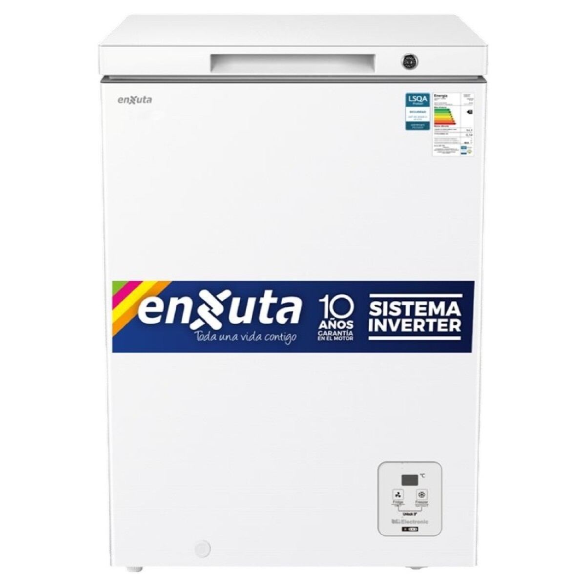 Freezer Horizontal Enxuta FHENXI16100 Inverter 97L - BLANCO 
