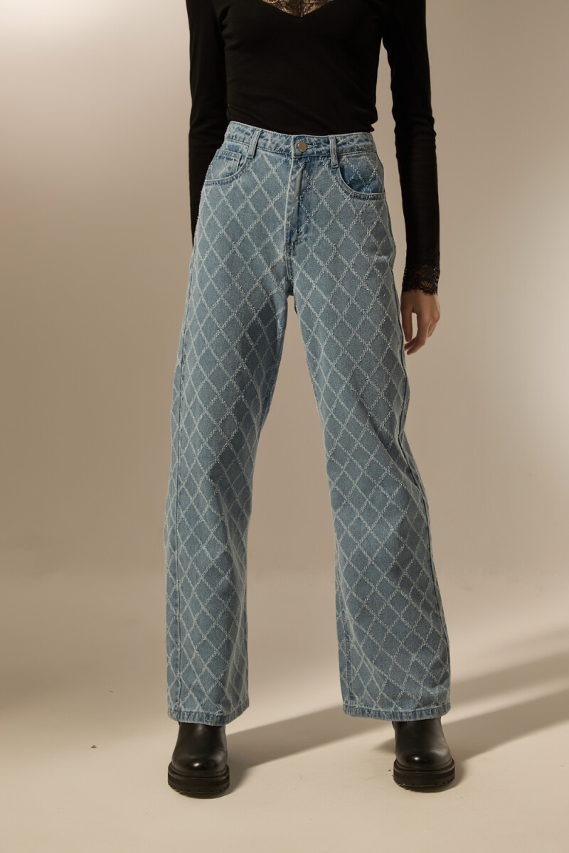 Pantalon Quartin - Celeste Grisaceo 