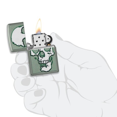 Encendedor Zippo Calavera Blanca - 48489 Encendedor Zippo Calavera Blanca - 48489