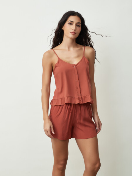 MUSCULOSA FEFI NARANJA OSCURO